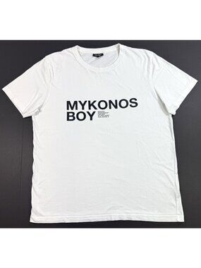 Ron Dorff Mykonos Boy Mens T-Shirt Jackie O Limited Edition Sz XL Organic Cotton